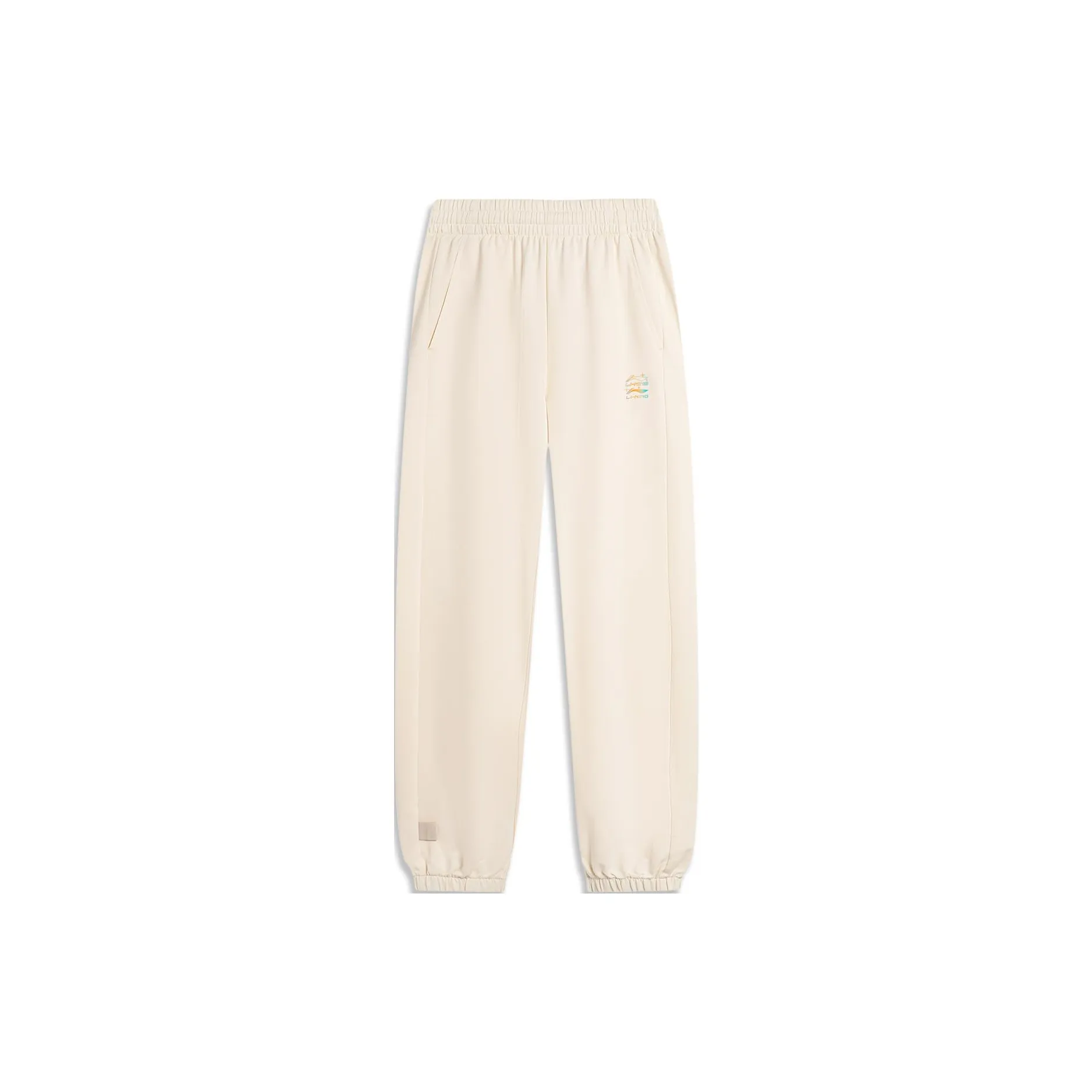 LiNing Sports Life Collection Knitted Sweatpants Women's Swan White B Regular