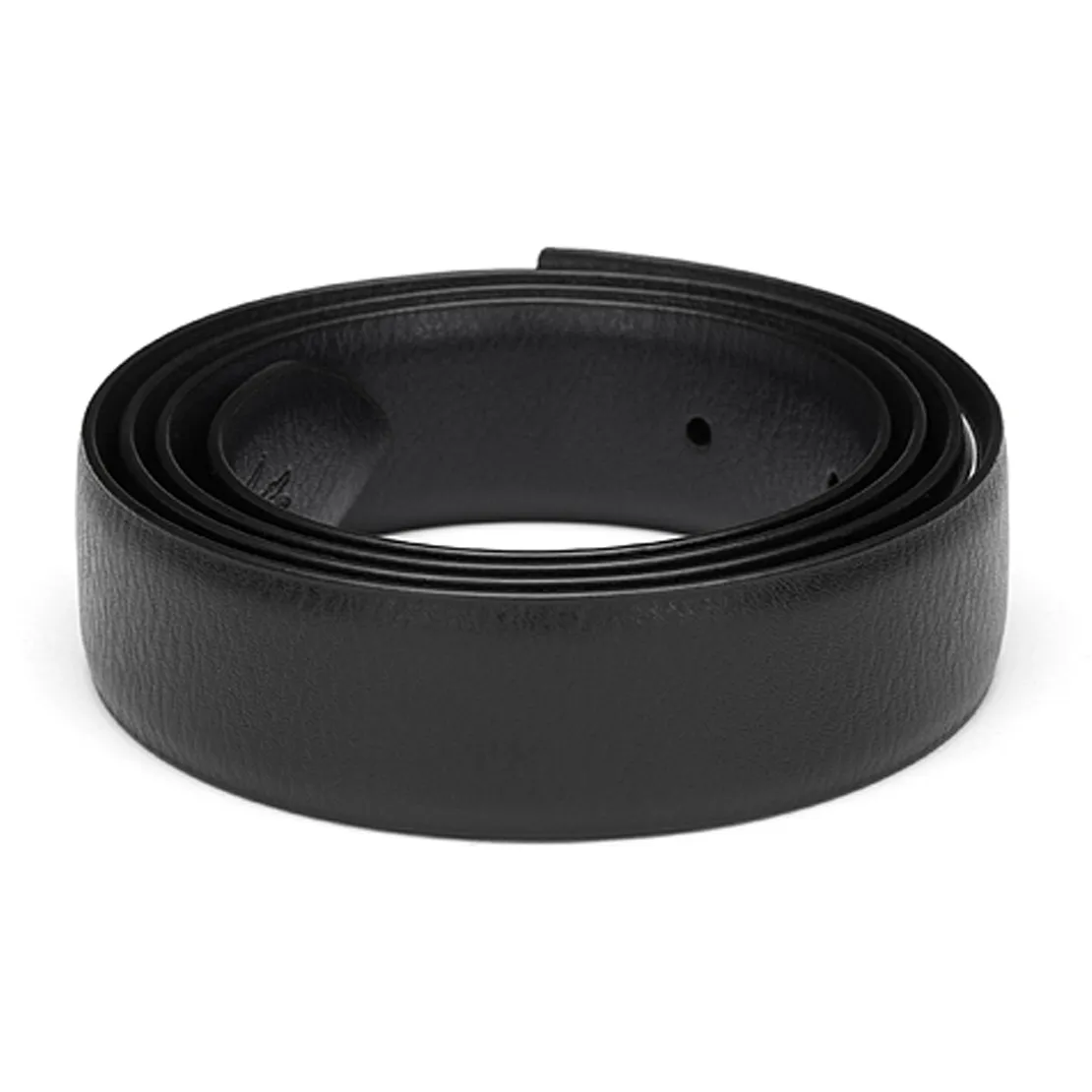 LACOSTE Solid Color Design Pin Buckle Leather Belts Men's Black Width  3CM