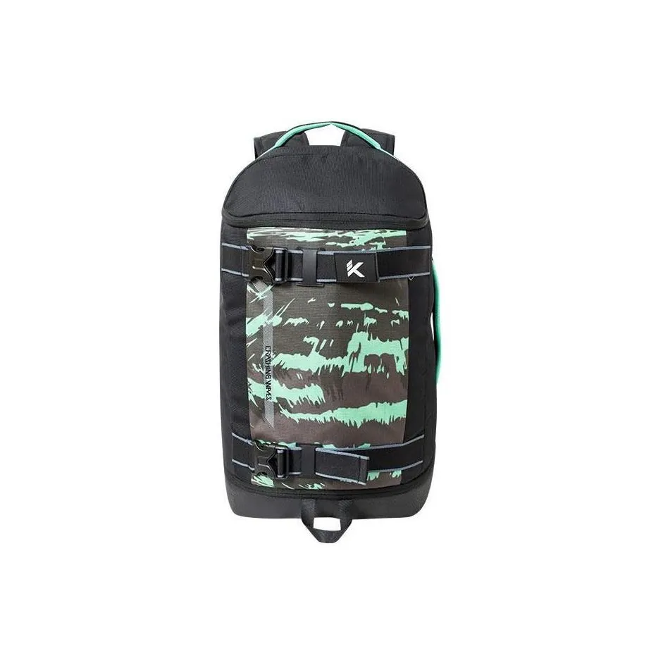 ANTA Полиэстер Альпинистский рюкзак Backpack Унисекс Черный и Зеленый