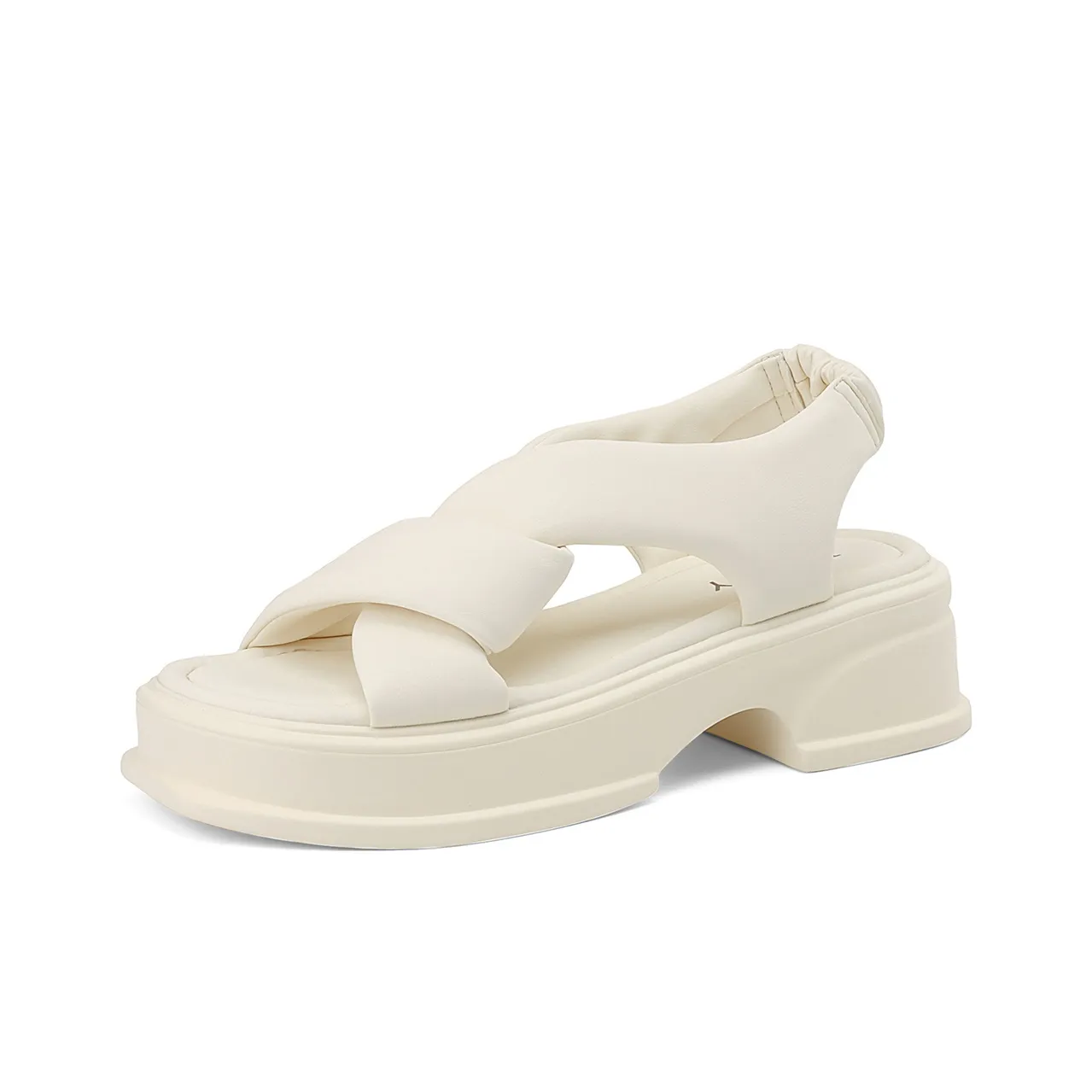 JOSINY Beach Sandals Lacoste Women's Ecru/Light Green