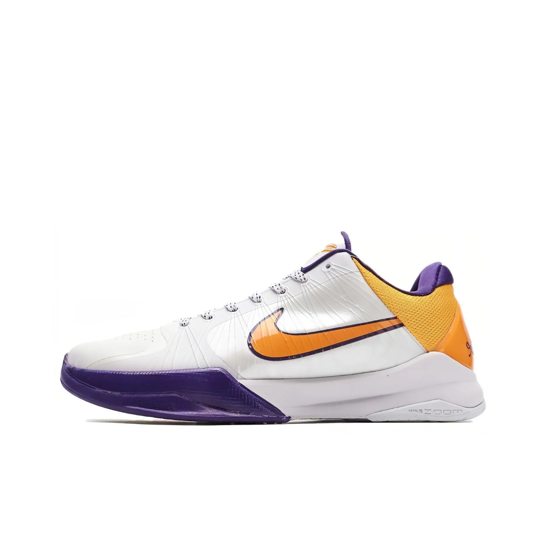 Nike Zoom Kobe 5 White/Golden/Purple