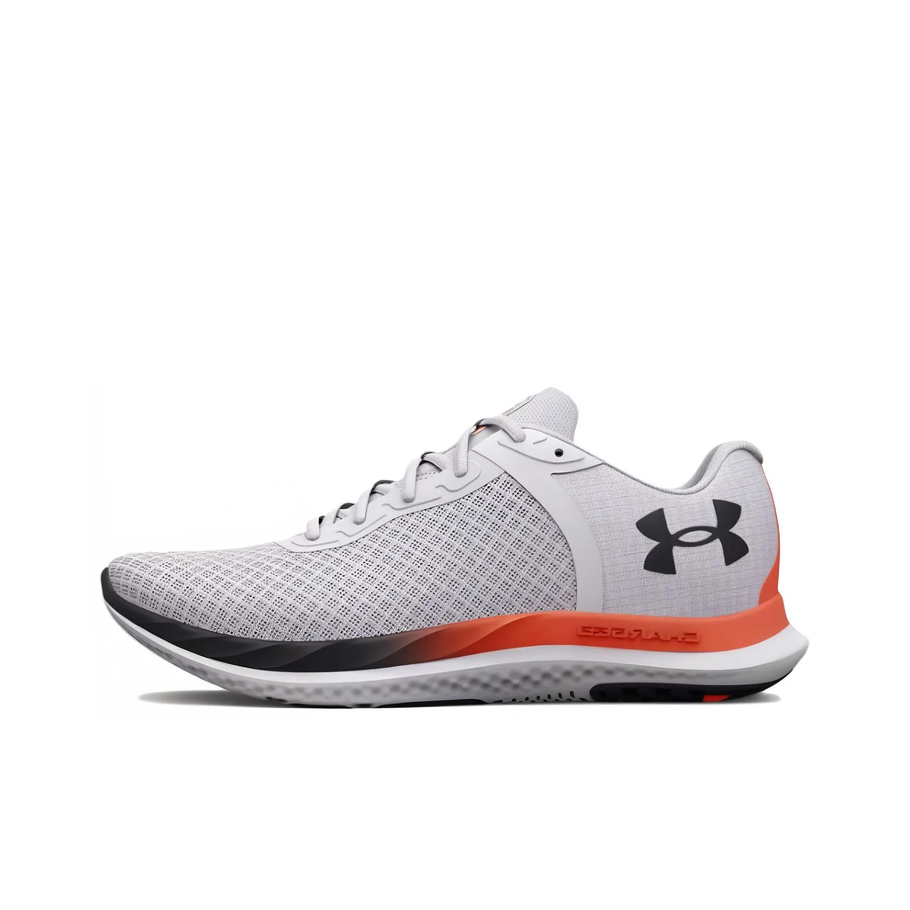 Under Armour Charged Breeze 2 Low Топ Повседневные Беговые Кроссовки Мужские Серый Оранжевый
