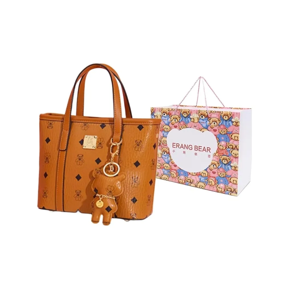 ERANGBEAR PVC Tote Bag, Shopping Bag, One Shoulder Handbag, Crossbody Bag Women's Multicolor