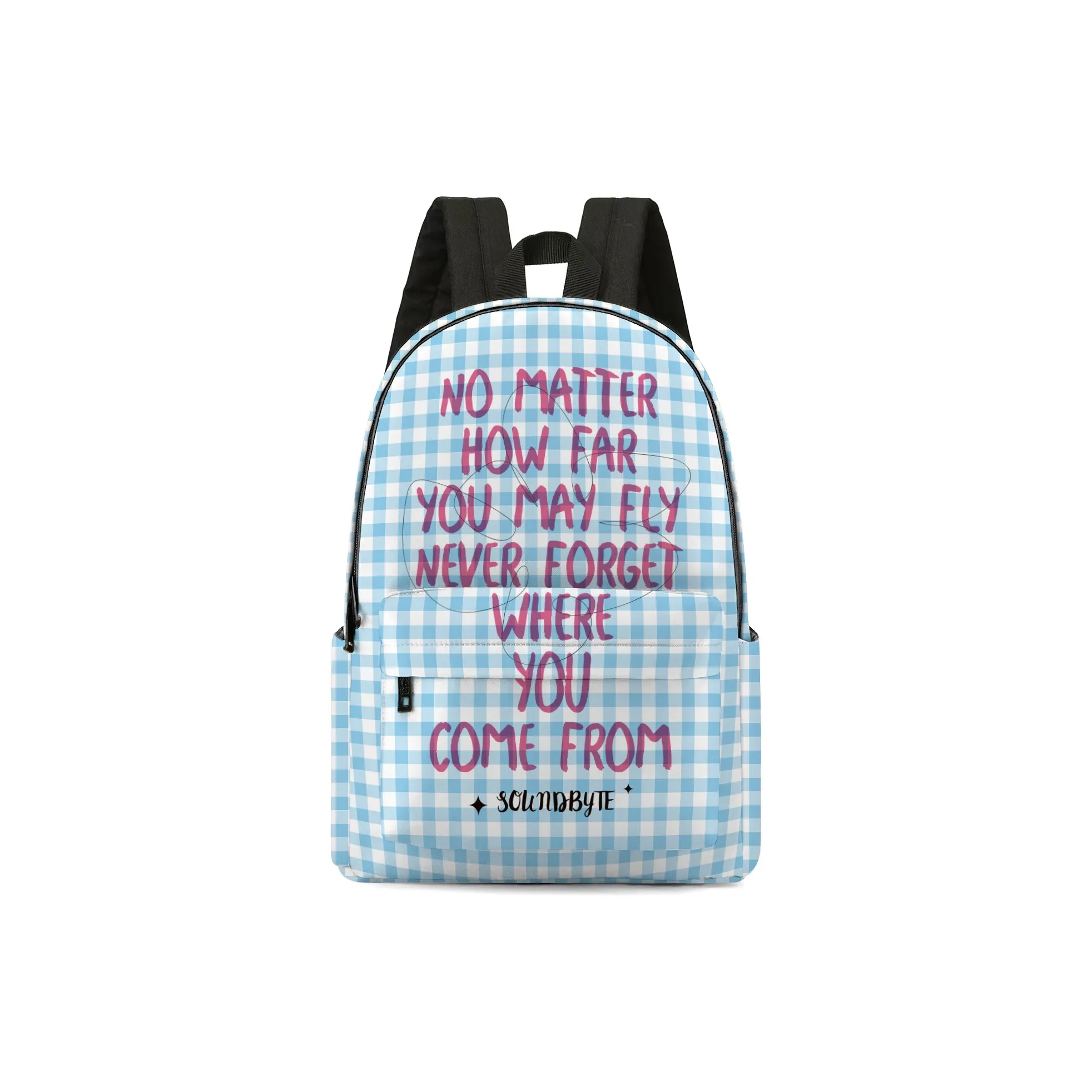 ONRF Soundbyte Polyester Backpack Laptop Bag Regular Unisex Blue
