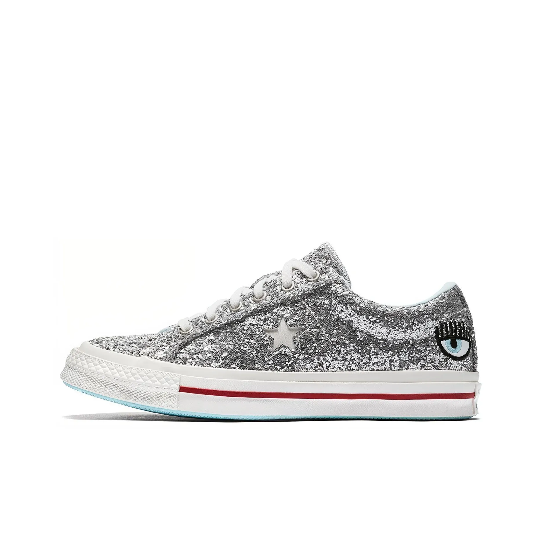 Converse Chiara Ferragni X Women's One Star Ox 'Silver Glacier Blue' Women's