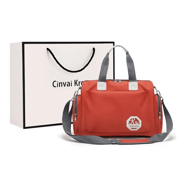 Simvay Clos Canvas Bag, Luggage Bag, Gym Bag, Handbag, Sports Bag, Swim Bag Tubas Women's Joyful Excitement Red