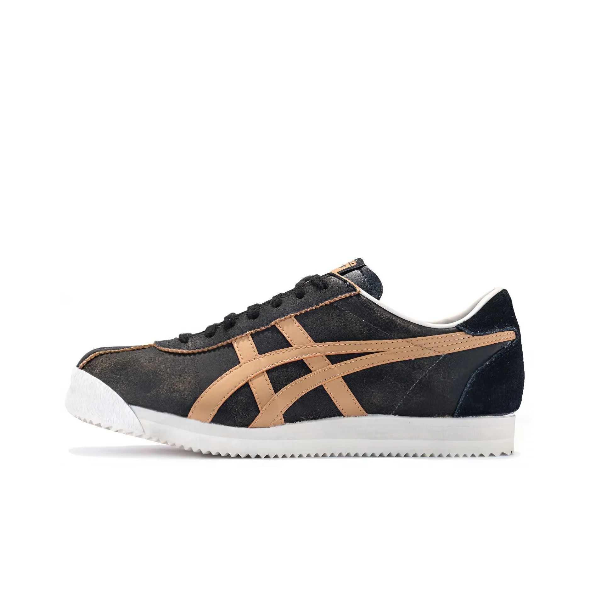 Onitsuka Tiger CORSAIR Амортизаторы Shock Absorbers Противоскользящие Устойчивые к истиранию Низкий Топ Повседневная обувь Унисекс Черный Золотой