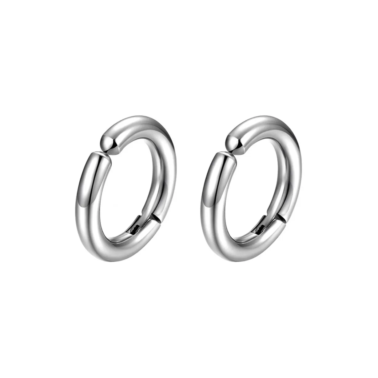 MIDNIGHT MOMENT Титановая сталь Нижняя заколка Серьги On Мужской