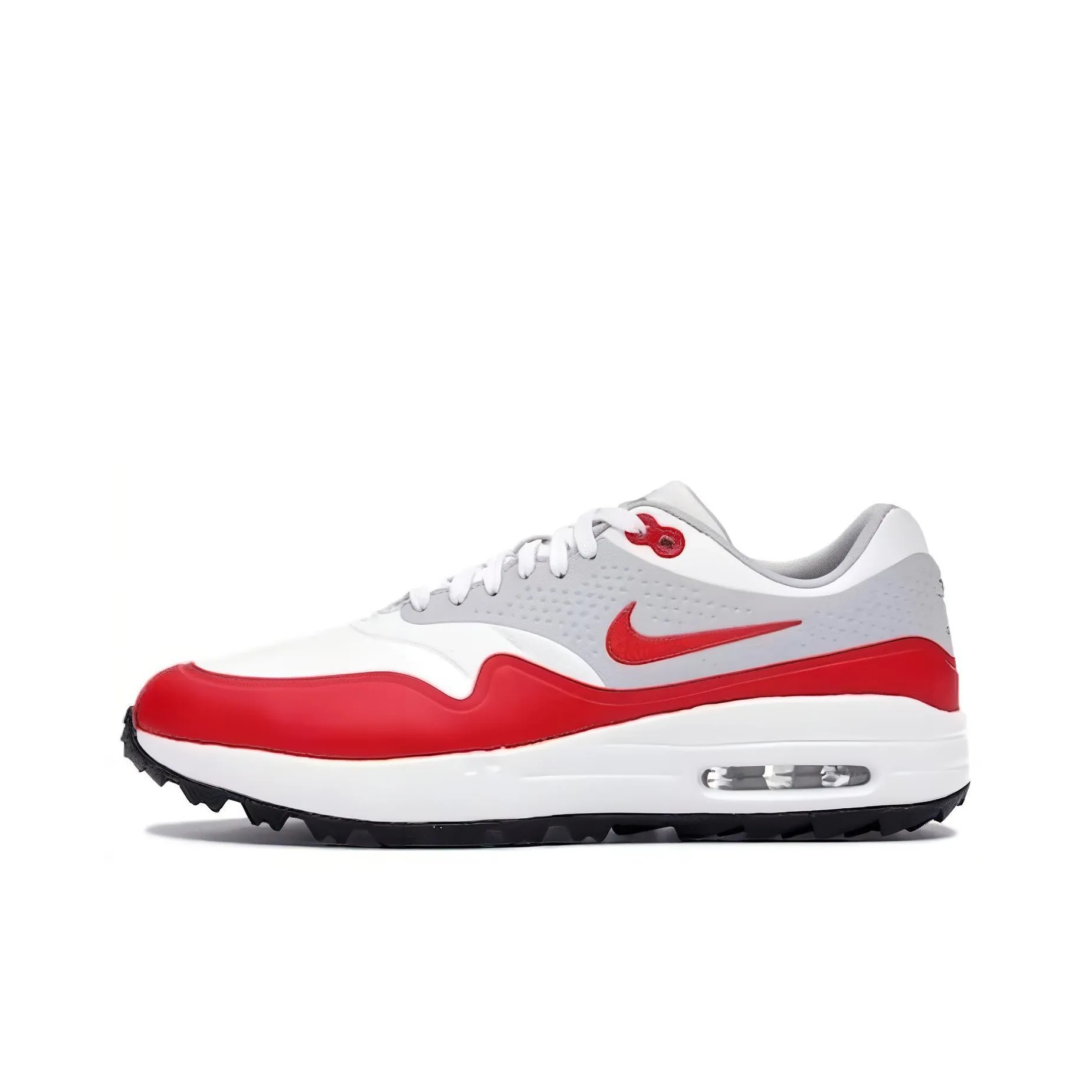 Nike Air Max 1 Low Топ Повседневные Беговые Кроссовки Унисекс Красный