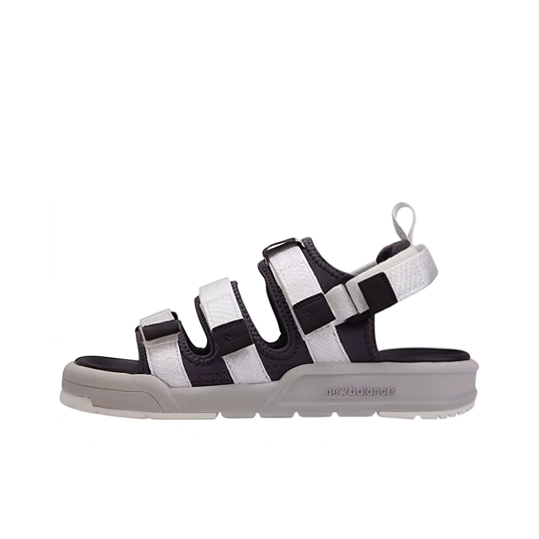 New Balance NB 3205 Пляжные сандалии Унисекс Черный Белый Корейский стиль