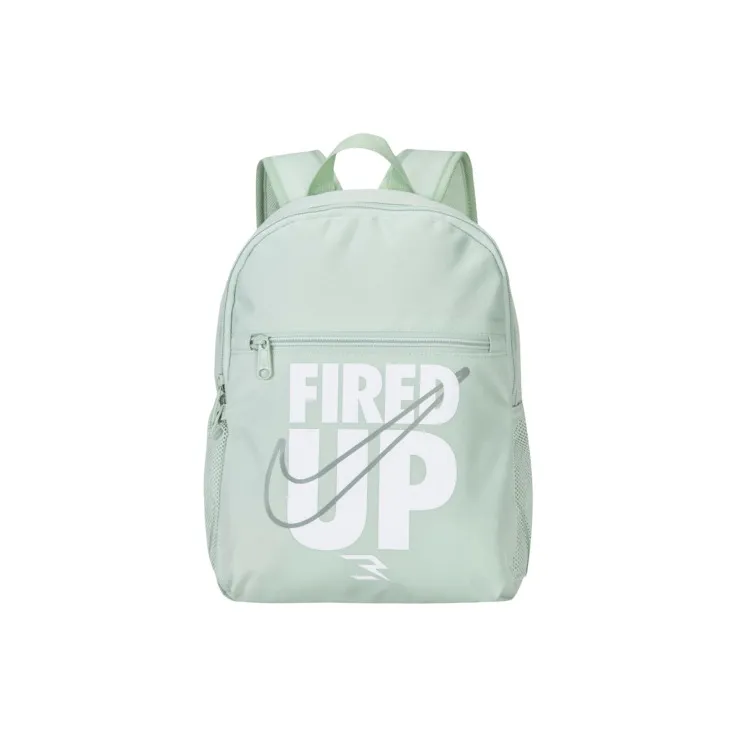 Nike Polyester Backpack Small Size Unisex Off Green