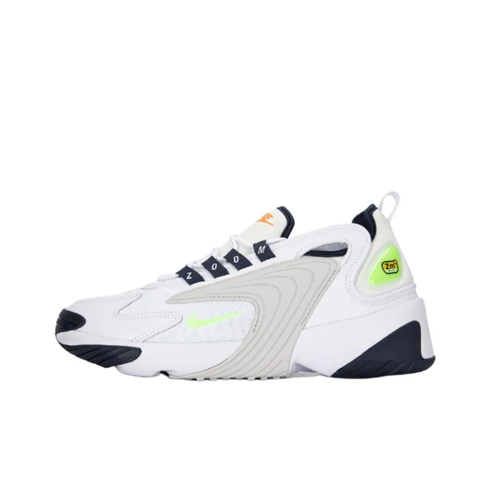 Nike Zoom 2K Амортизаторы Устойчивые к истиранию Низкий Топ Повседневный Мужской Светло-Серый