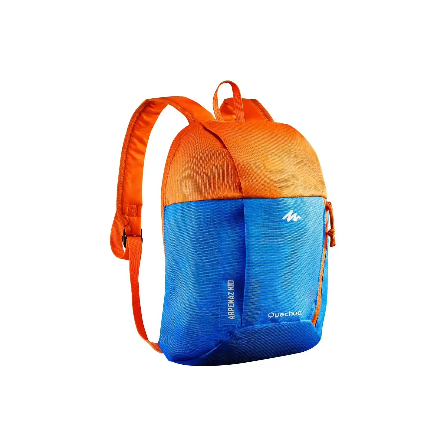 DECATHLON 7L Outdoor Backpack PET Pacific Blue Dark Orange Men's