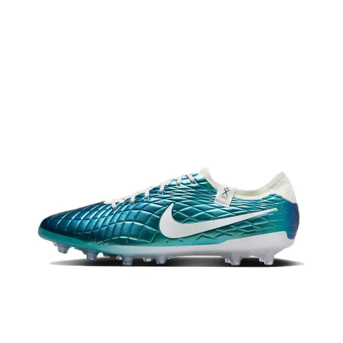 NIKE Tiempo Legend 10 Футбольные бутсы Низкий Верх Синий / Белый Мужские