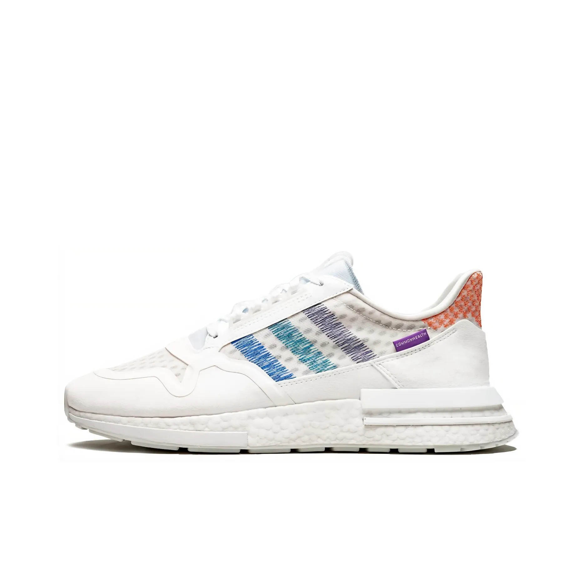 Adidas Originals ZX 500 Casual Shoes Unisex Low Top White/Multicolor