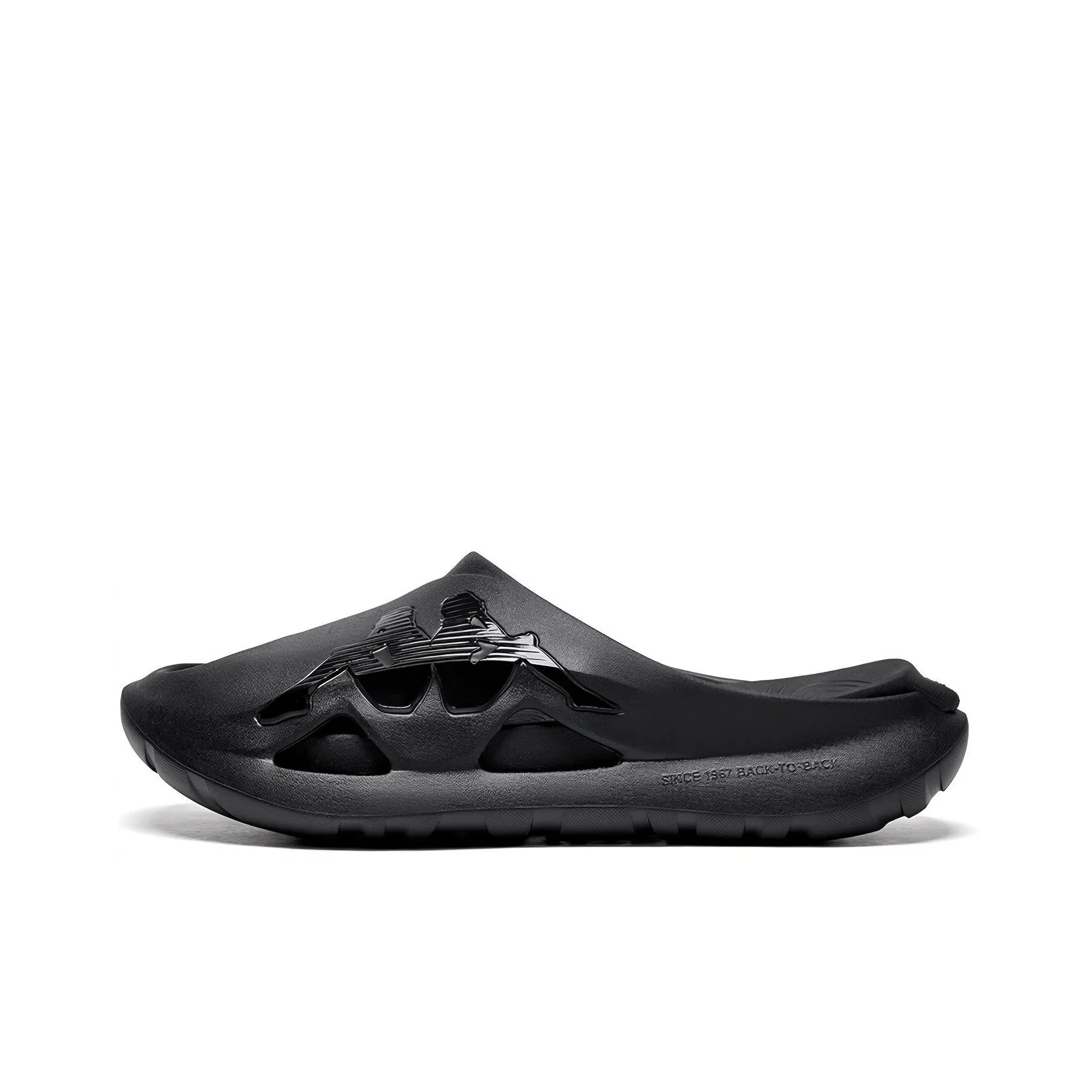 Kappa EVA Slip Resistant Abrasion Resistant Slide Slippers Unisex Black