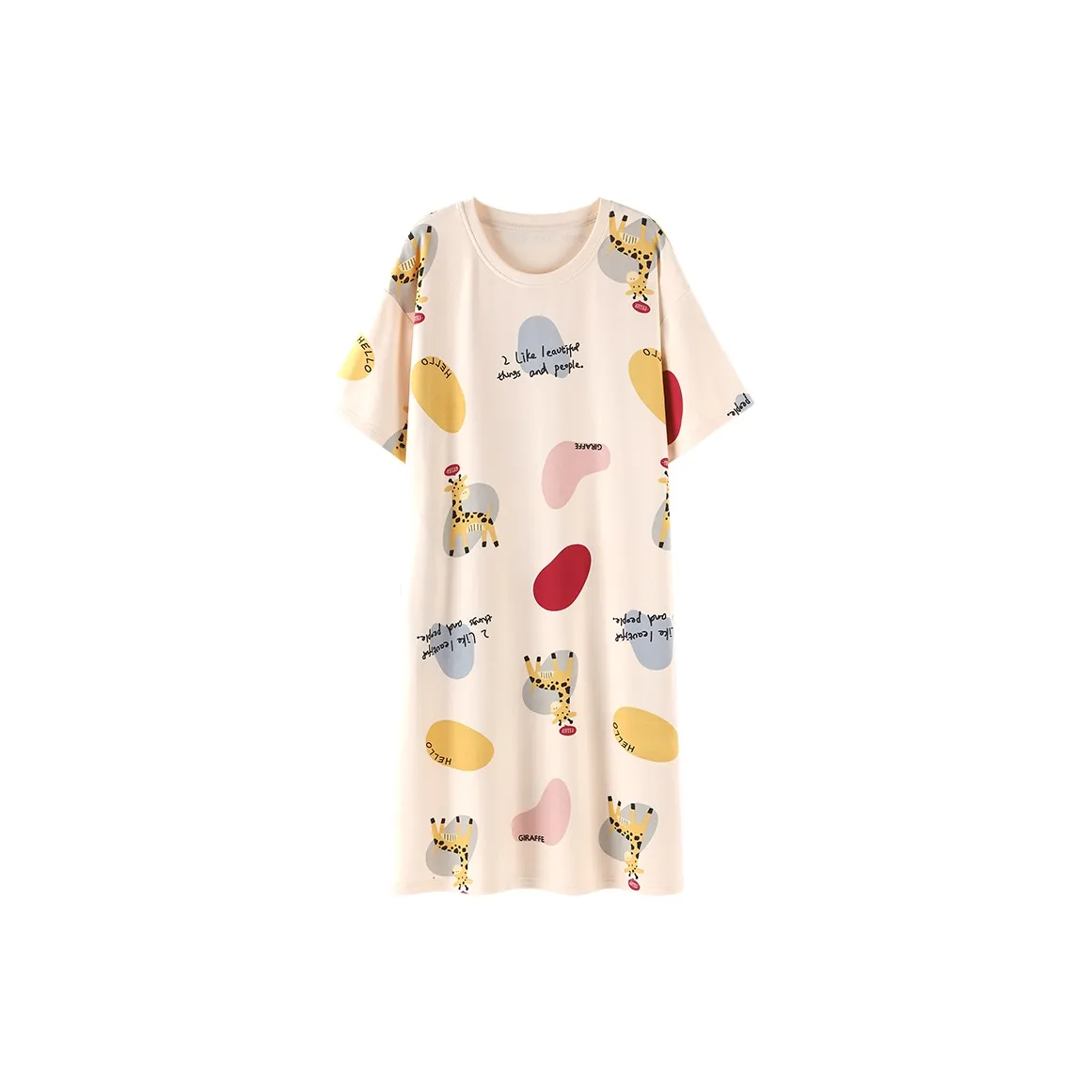Top Melon Nightgown Women's Yellow