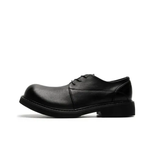 GZZ Мужские повседневные туфли Low Top Черные для мужчин
