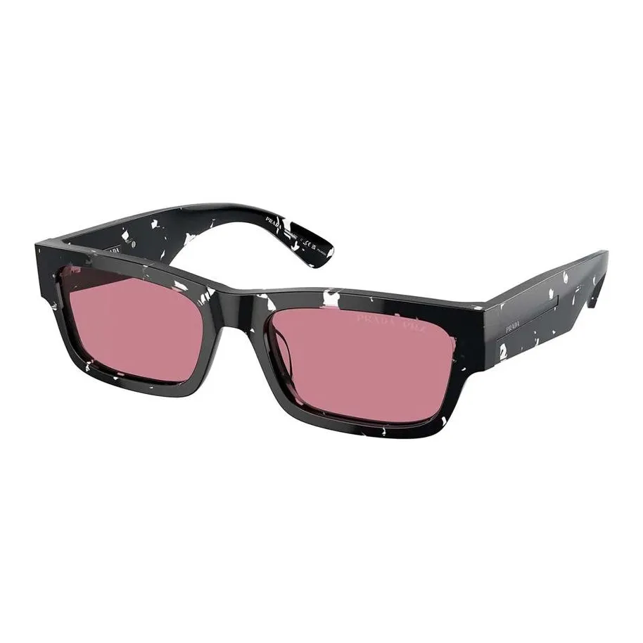 PRADA Eyewear Tortoiseshell Rectangle frame Sunglasses