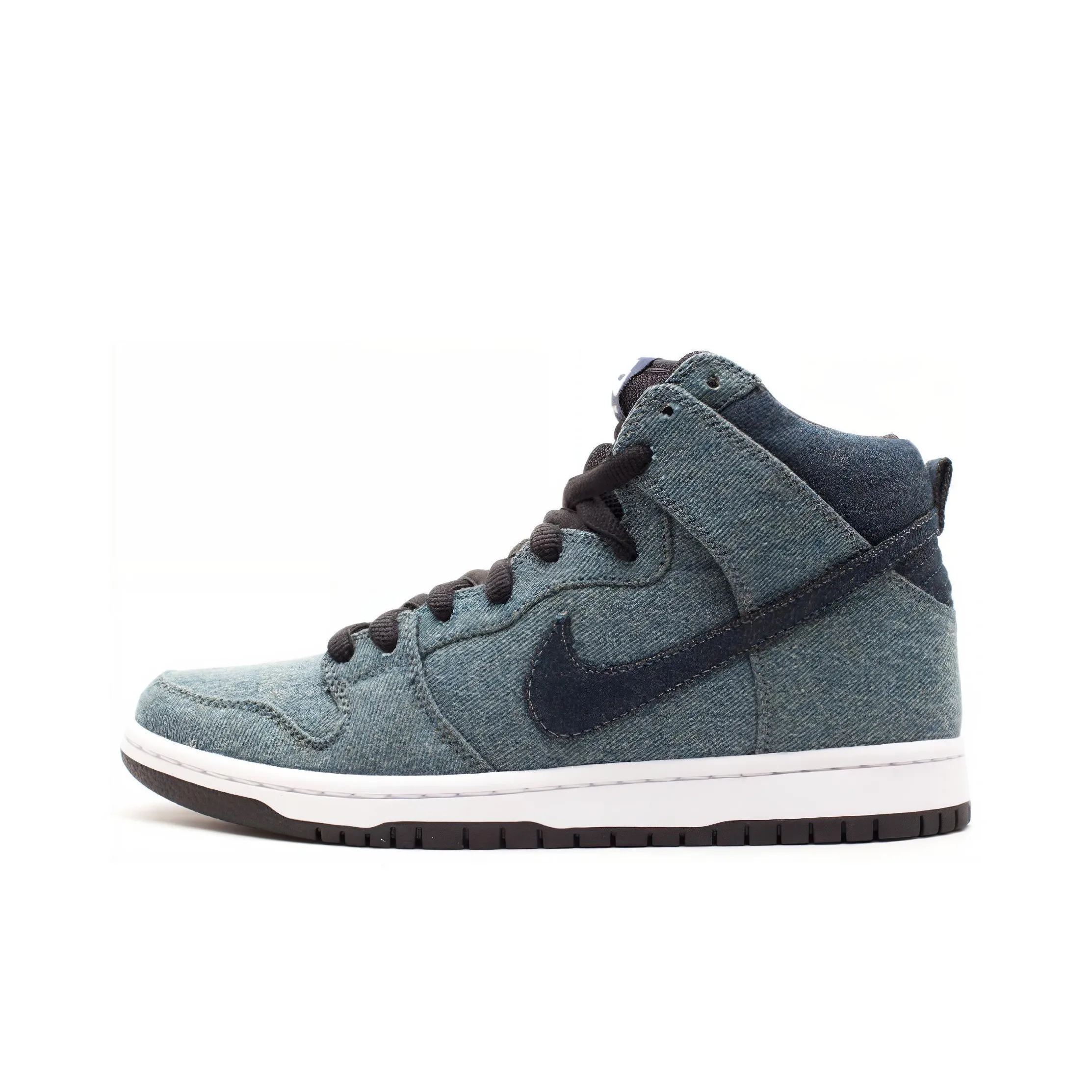 Nike Dunk SB Non Slip Легкий Высокий Топ Скейтборд Кроссовки Унисекс Синий Черный
