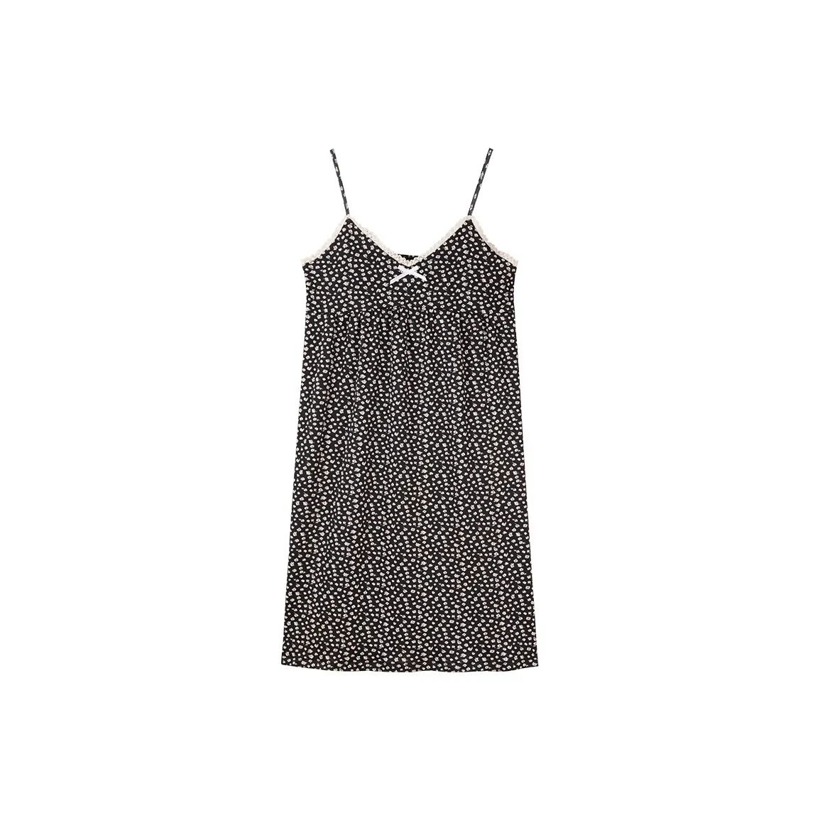 The Story Of The Flower Season Nightgown Women's Black