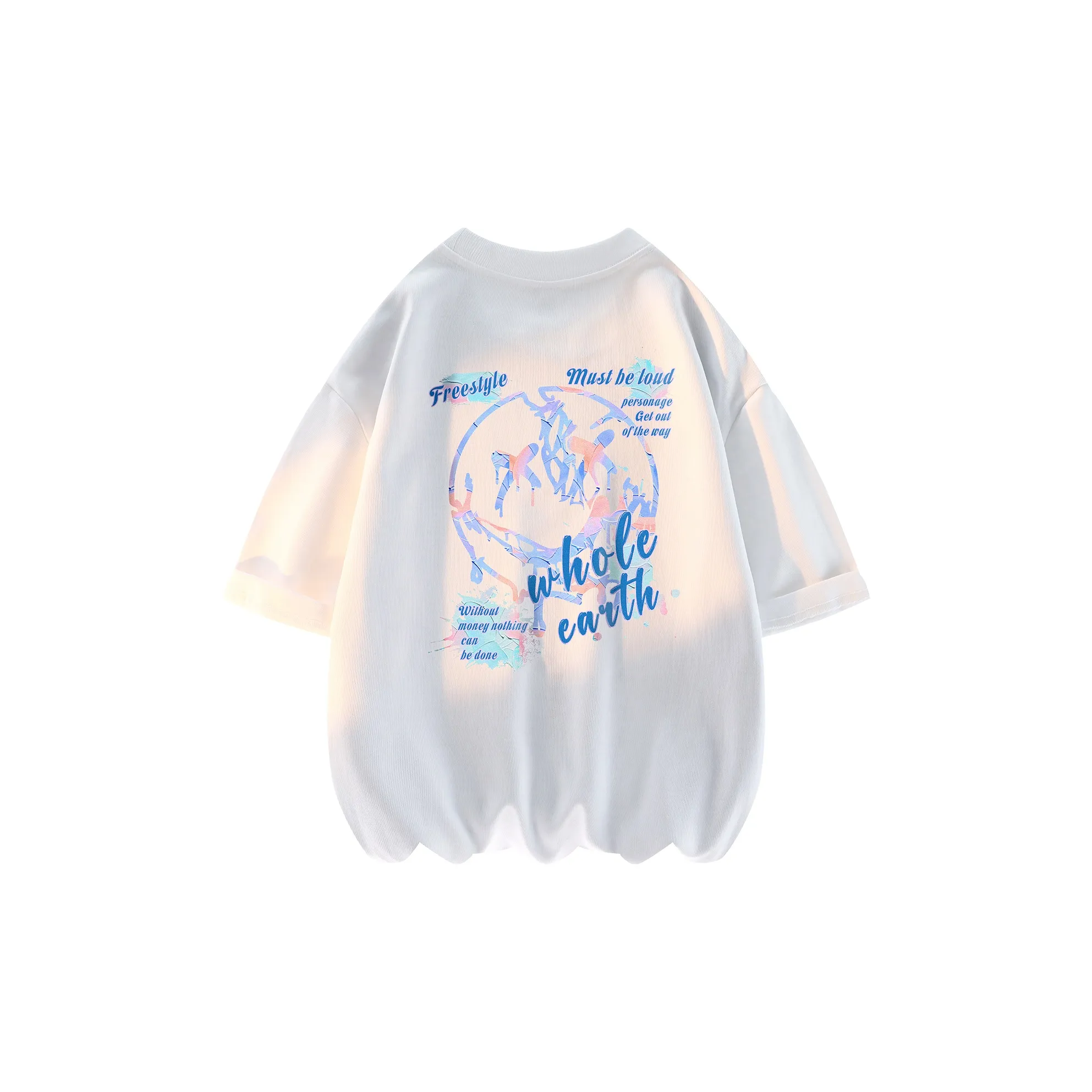 WHOLE EARTH T-Shirt Summer Unisex