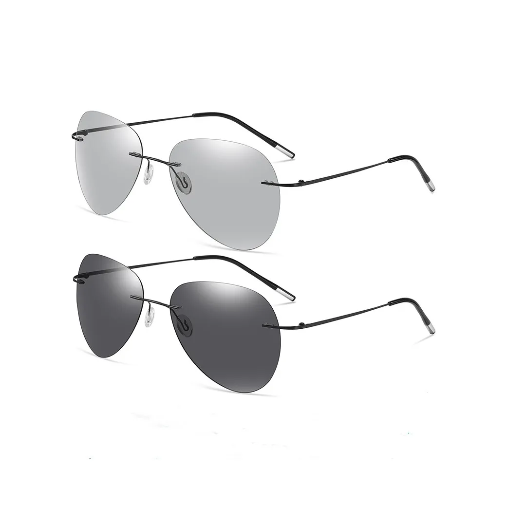 Thunder Pailong Титановый Сплав Aviators Солнцезащитные Очки Унисекс