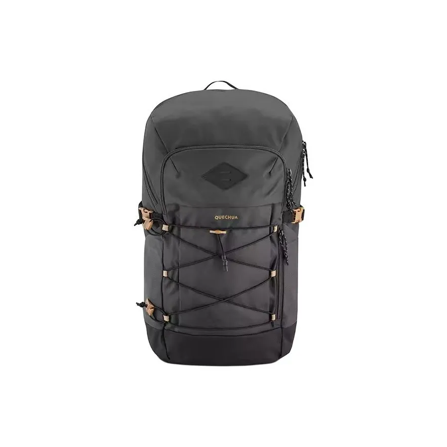 DECATHLON Альпинистский рюкзак рюкзак ПЭТ черный серый унисекс