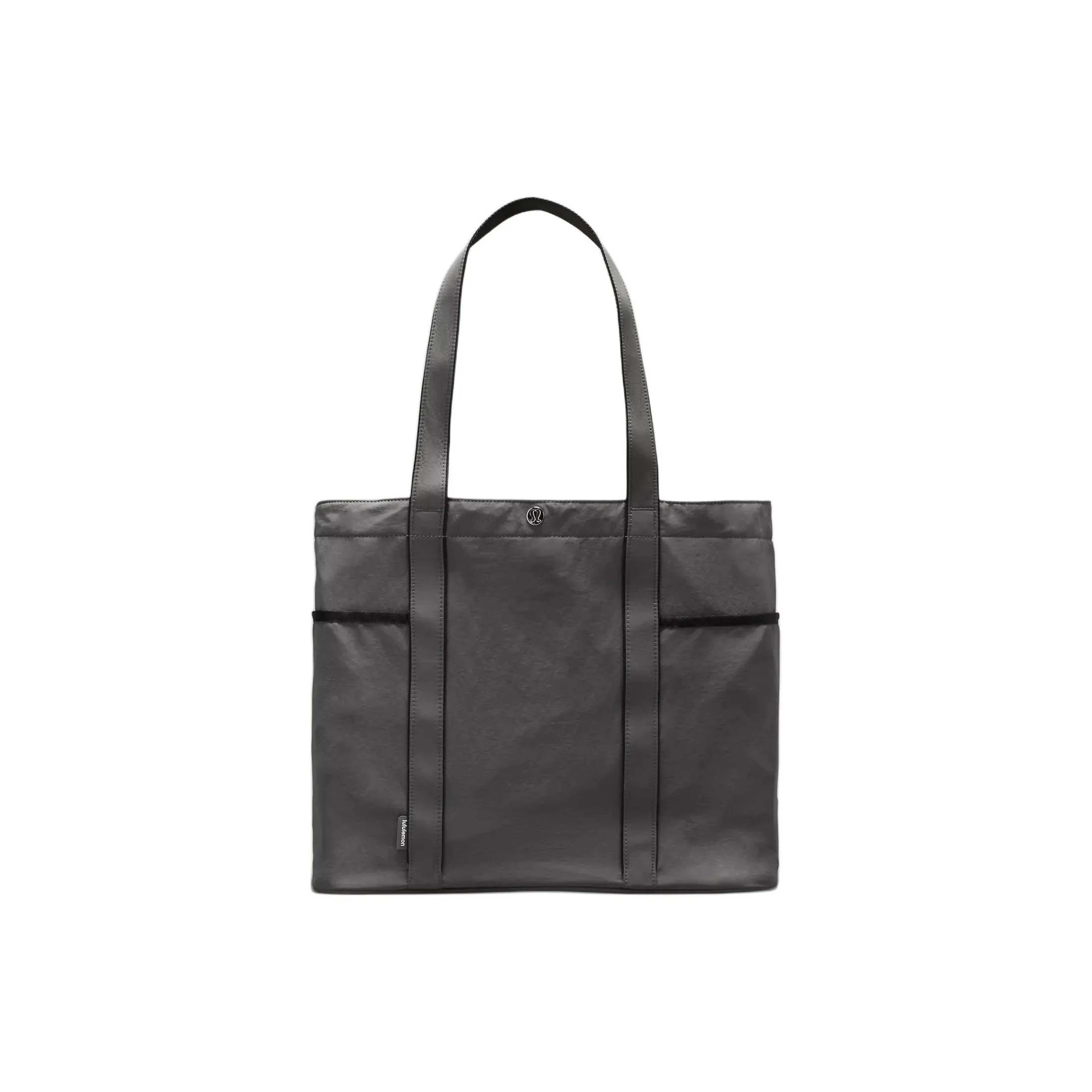 lululemon Полиэстер Тоут Сумка Сумка для покупок Сумка на плечо Сумка унисекс темно-серый