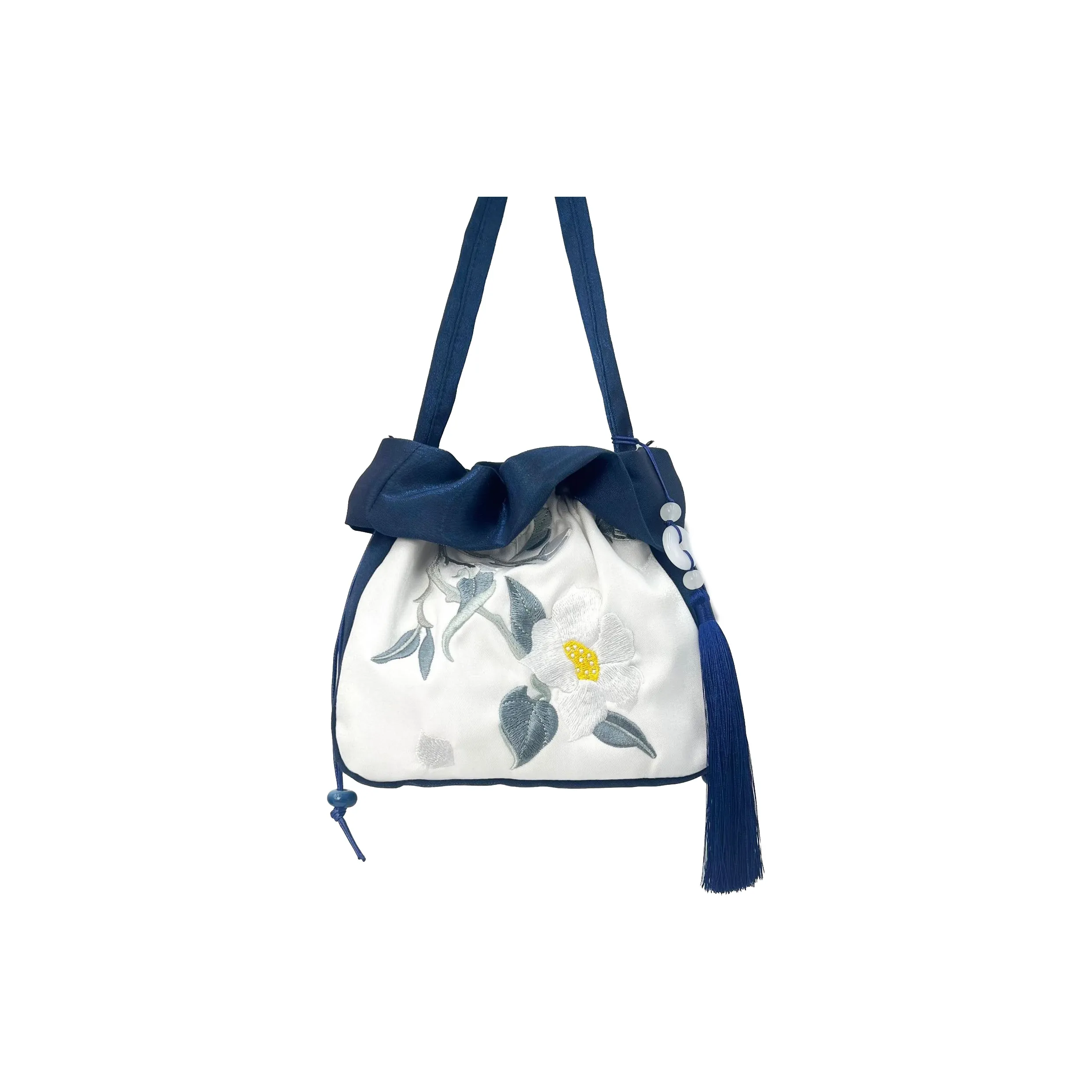 Boniu Silk Handbag, Crossbody Bag Medium Size Women's Multicolor