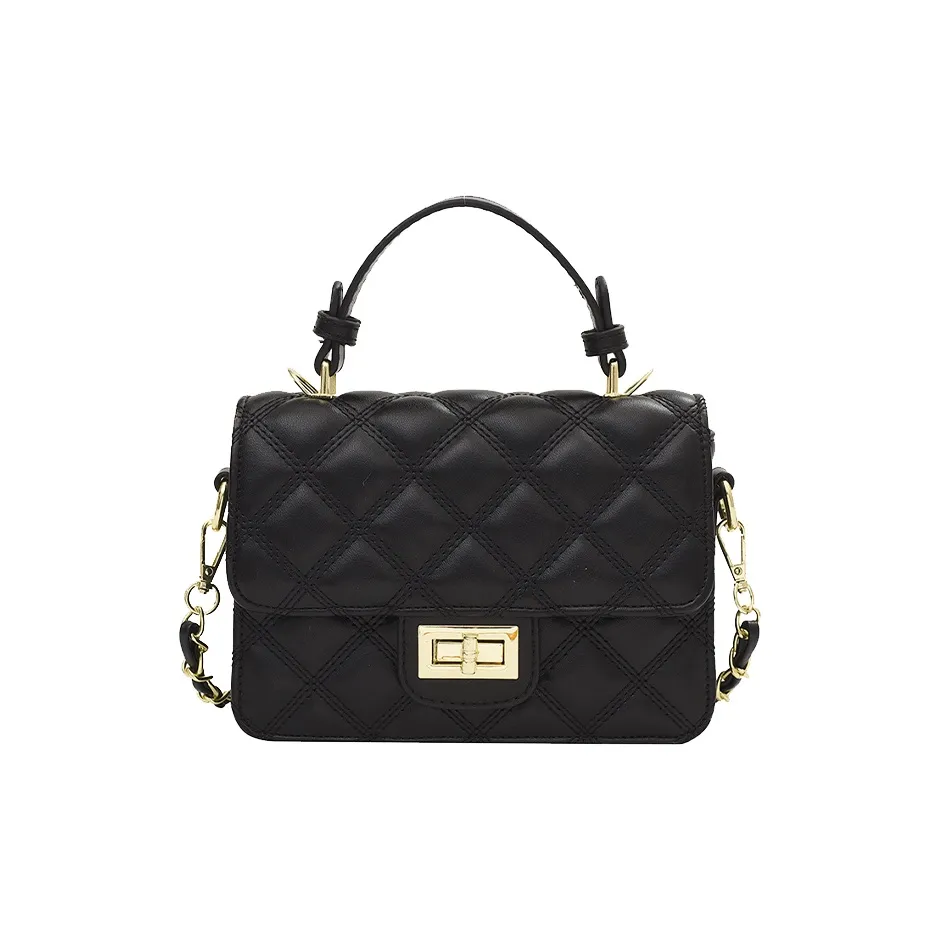 Bywhich ПУ (полиуретан) Сумка Сумка через плечо Сумка через плечо Женская Черная Розовая