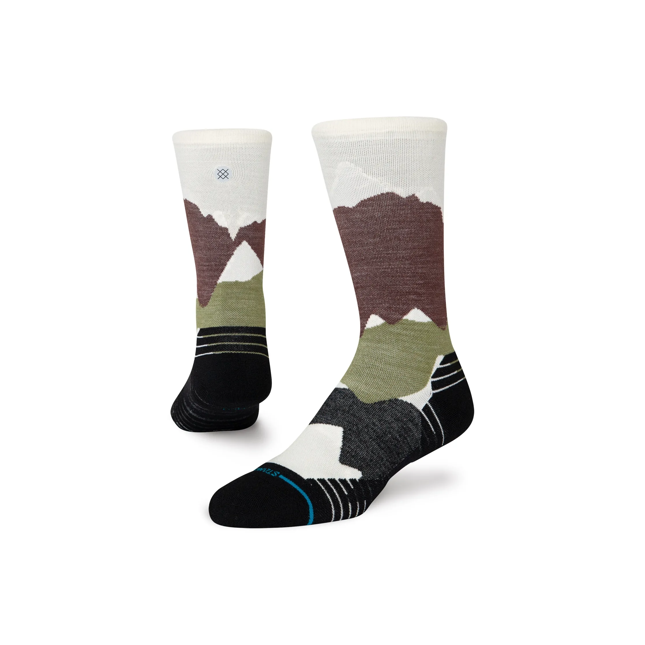 STANCE Crew Socks Unisex 1 Pack Brown