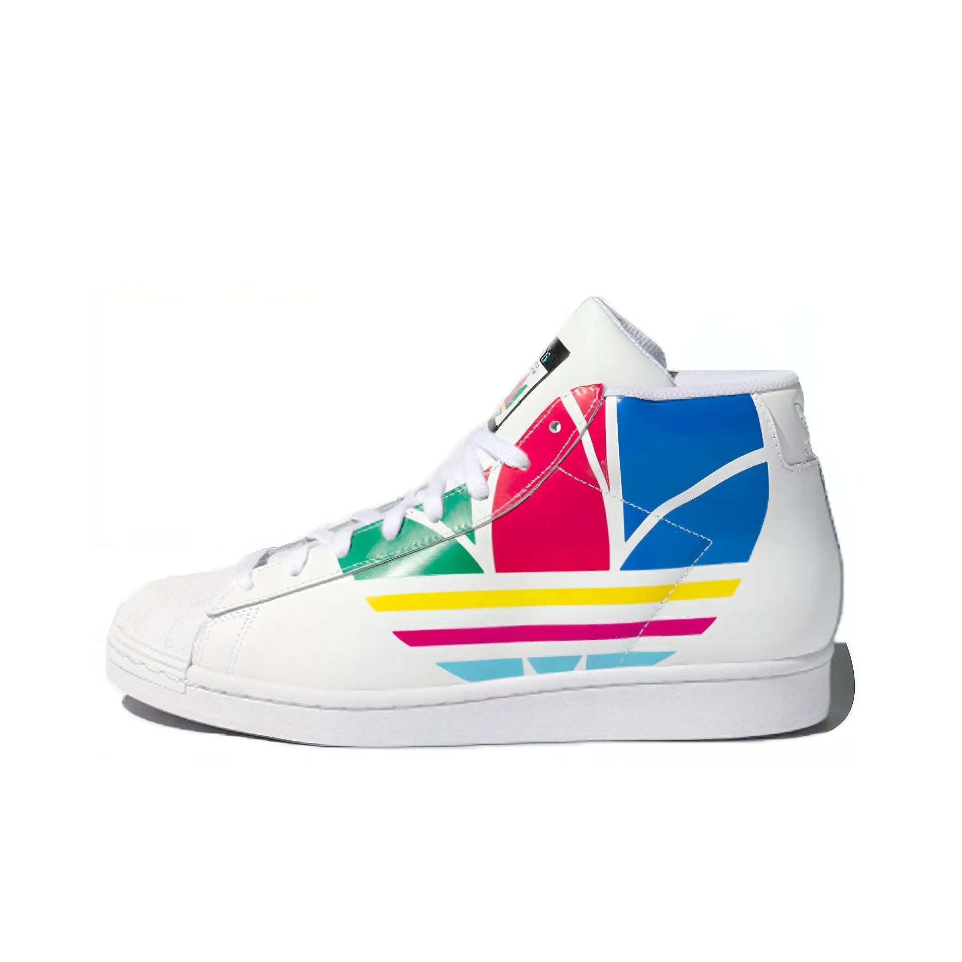 Adidas Pro Model Shoes 'White Multi Color'