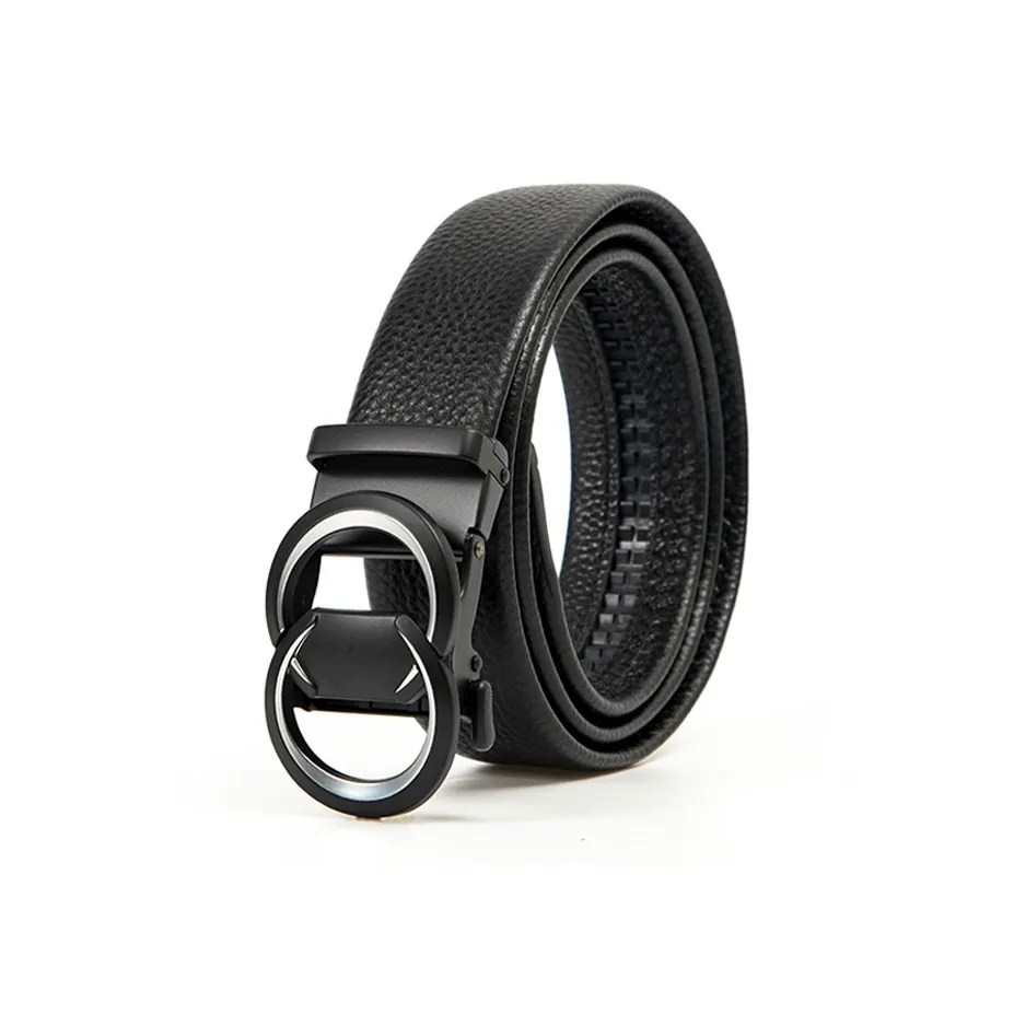 BAIJUAN Ремень из коровьей кожи мужской ширина 3,5 см