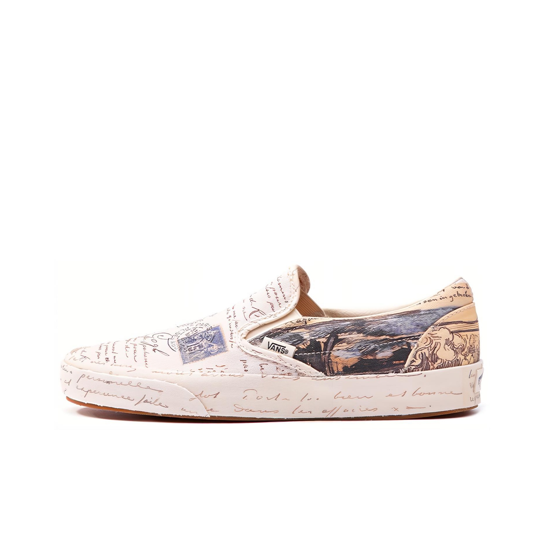 The Great Wave and Vincent Van Gogh Starry Night Vans Slip