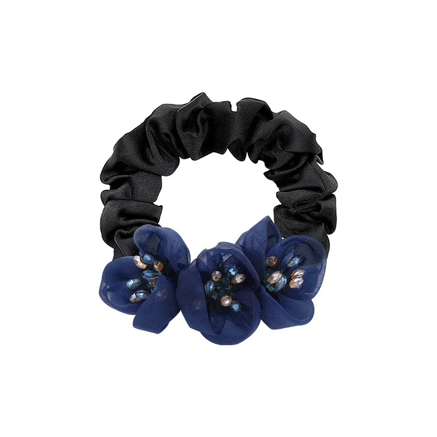 ROYALSASA Silk Chiffon Hair Tie Women's
