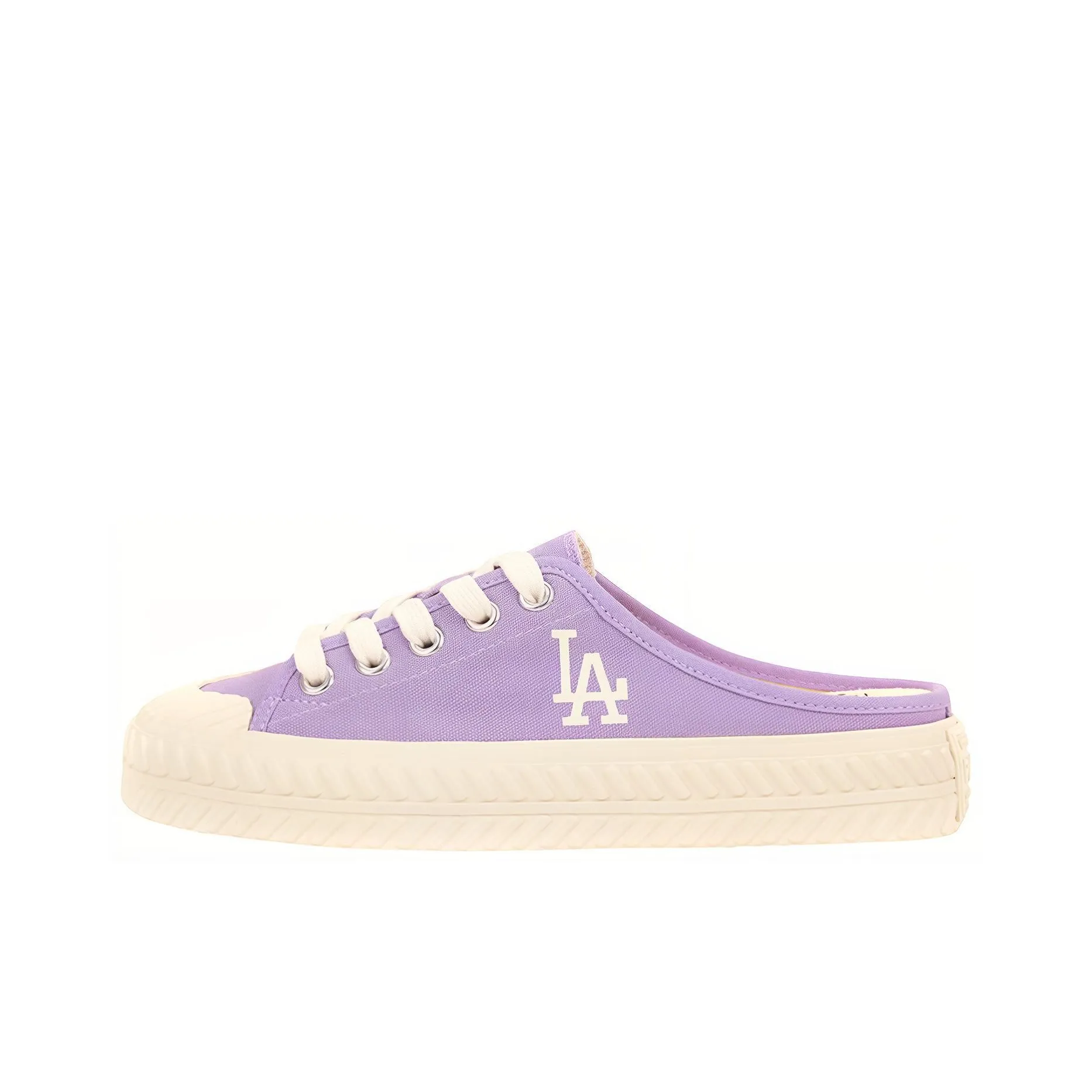 MLB Playball Mule Slip Resistant Abrasion Resistant Легкий Низкий Топ Кеды Женские Фиолетовый