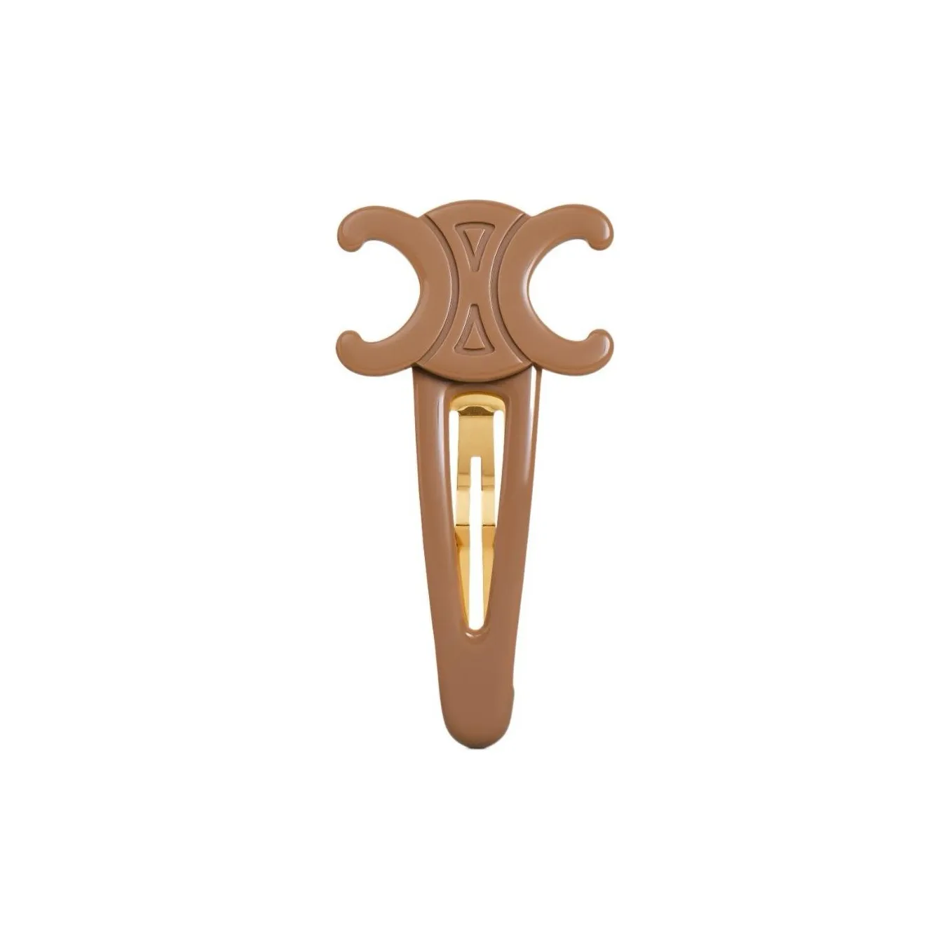 CELINE Hair Clips Women's Brown