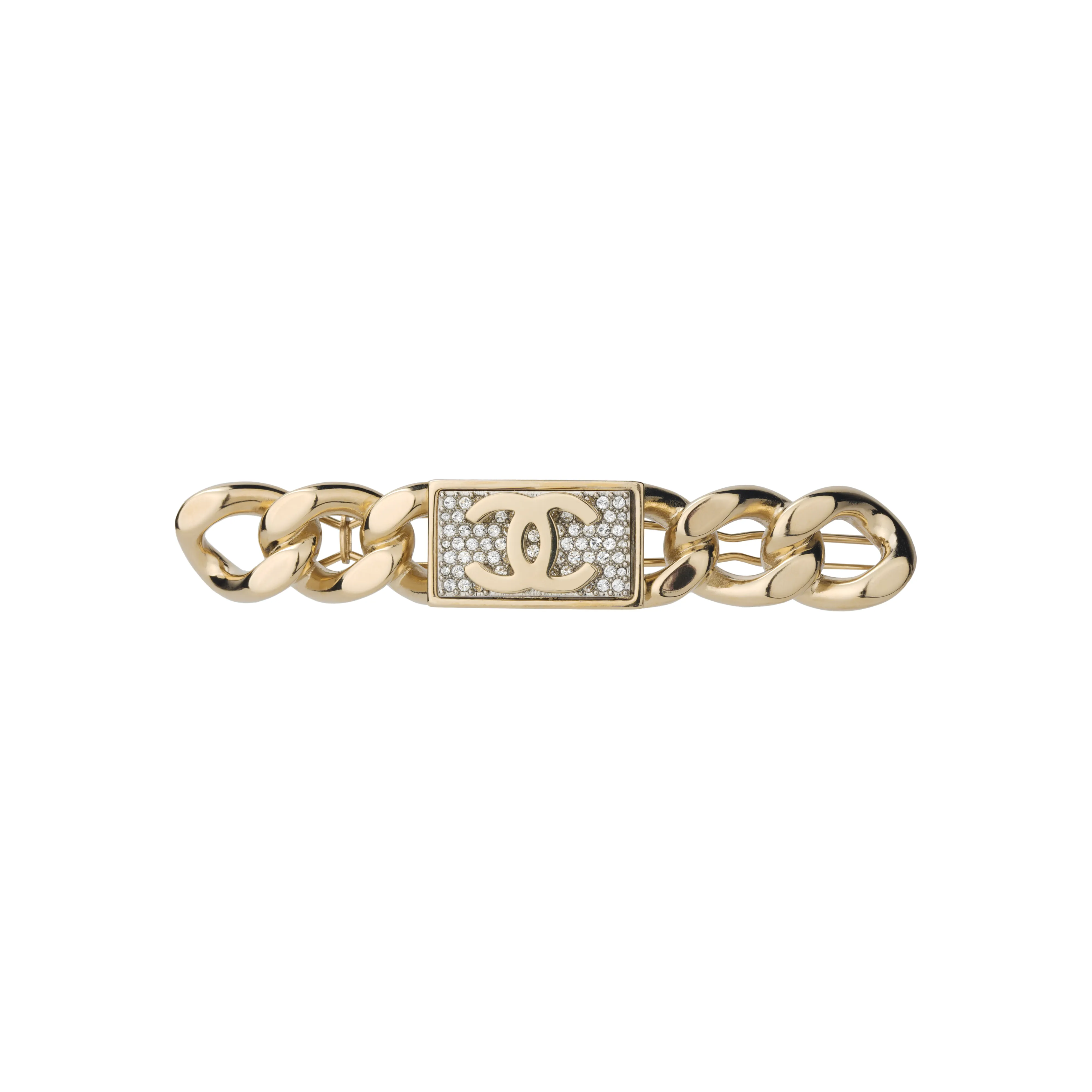 CHANEL Pre Owned 1986 1988 Cc Logo Barrette