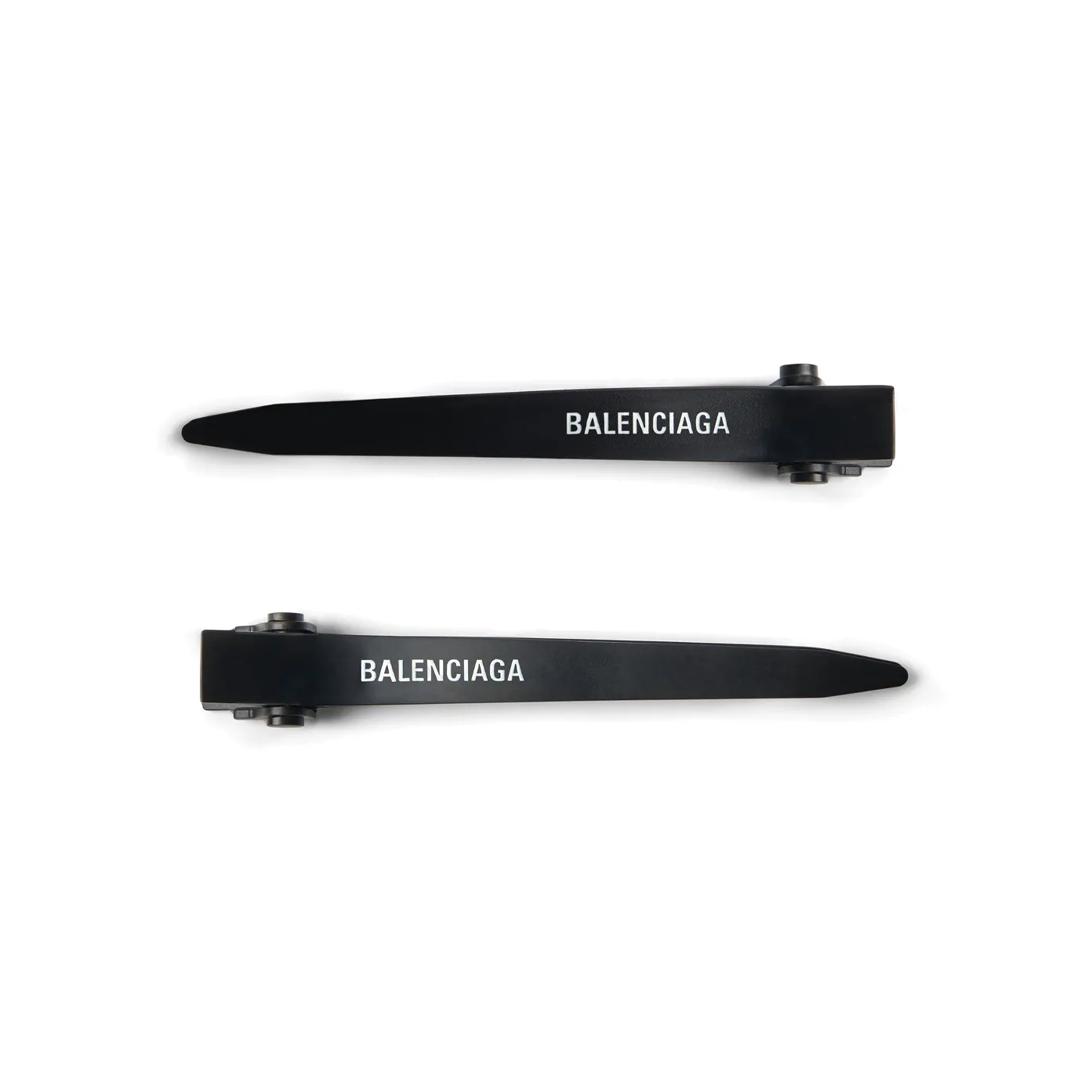 Balenciaga Hair Clips Women's Black