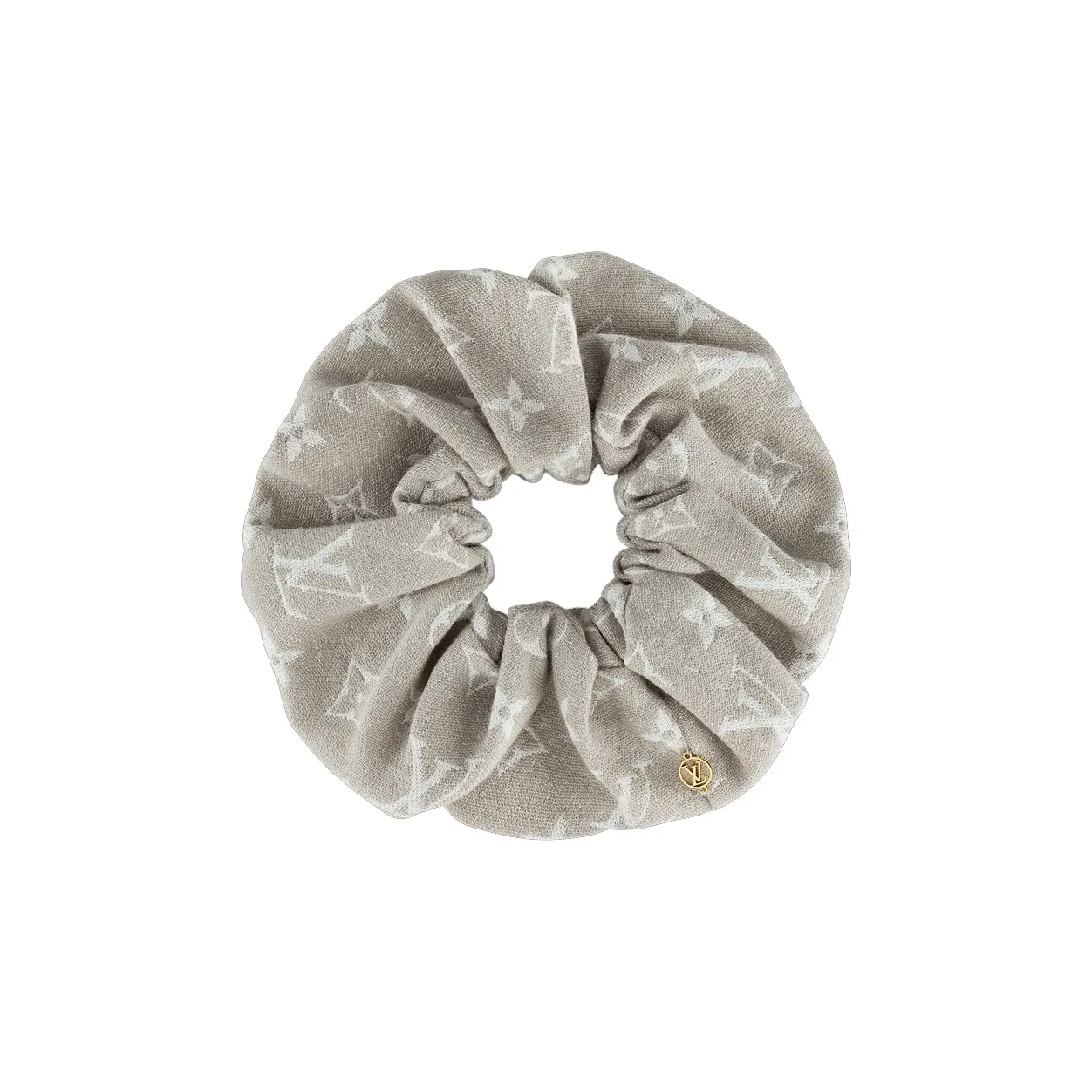 LOUIS VUITTON Monogram Jacquard Denim Scrunchy