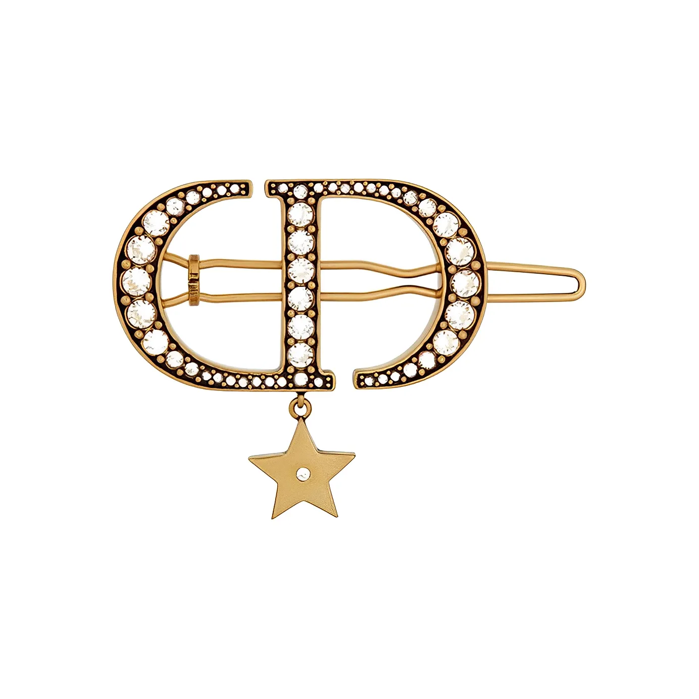 DIOR Hair Clips Women's Gold