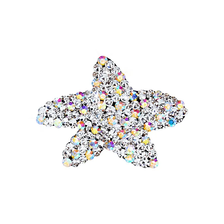 ROYALSASA Сплав Нижняя заколка Имитация кристальной заколки для волос Женские