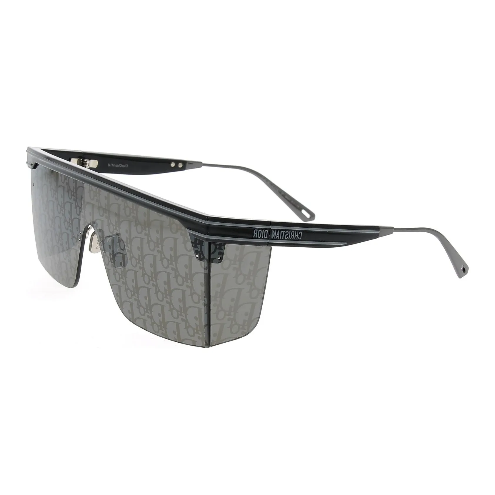 DIOR Irregular Shape Sunglasses Women's Black
