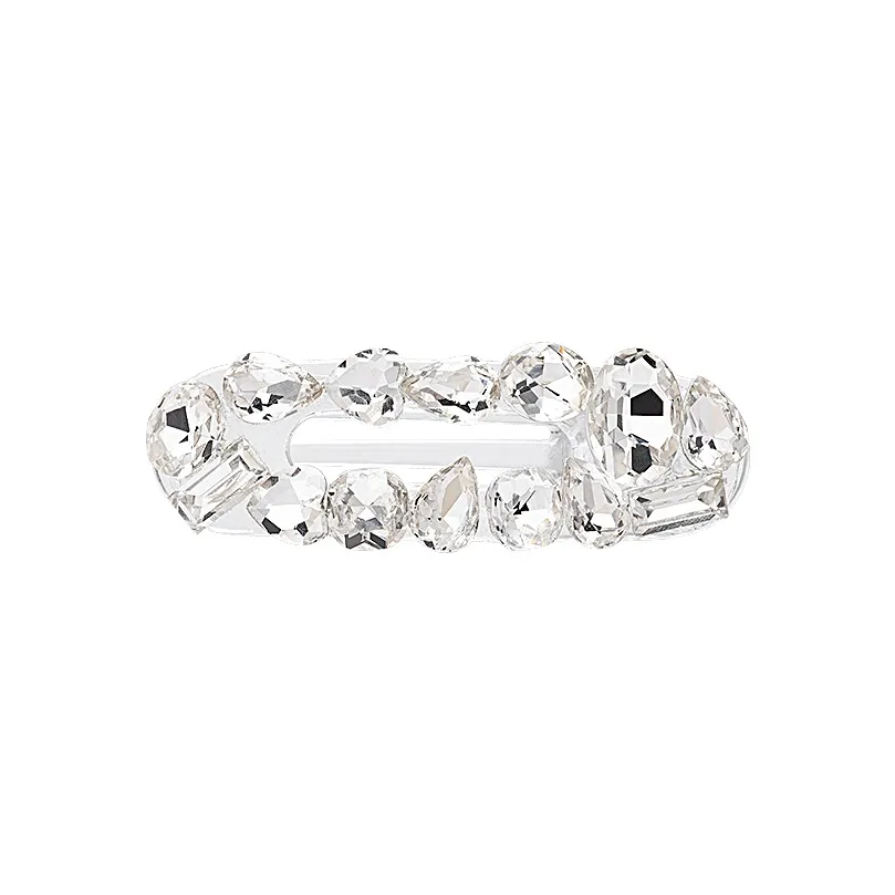 ROYALSASA Акрил Искусственный кристалл Заколки для волос Женские