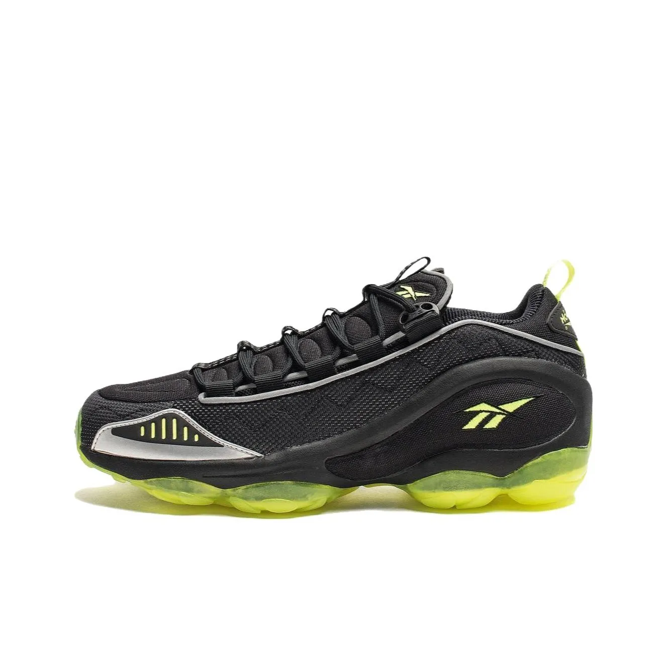 Reebok DMX RUN 10 Low Топ Повседневные Беговые Кроссовки Унисекс Черный Зеленый
