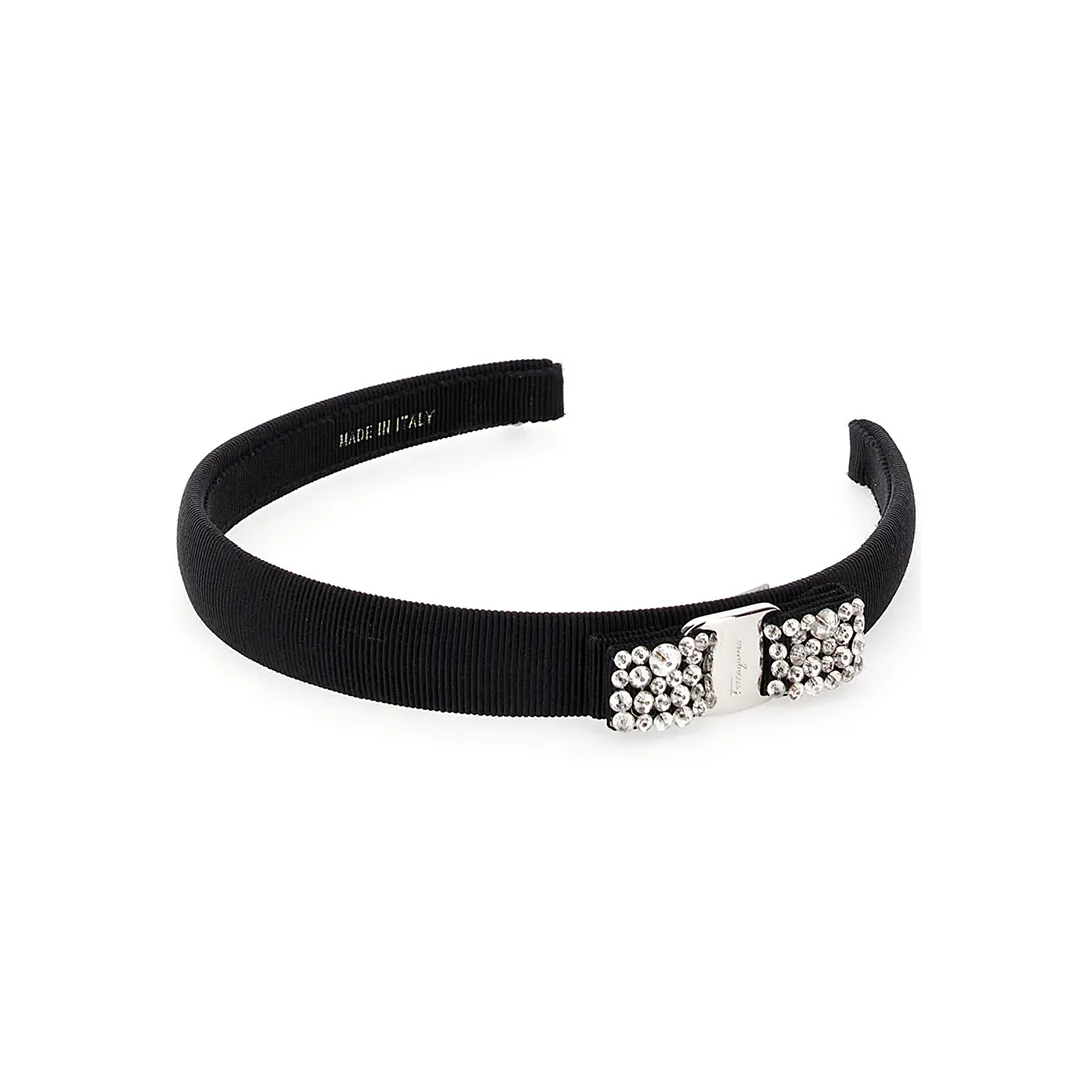 Ferragamo Embellished Bow Headband