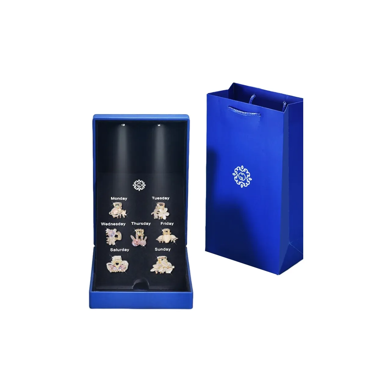 Enchanting Cat Маленький Заколка-краб Женская