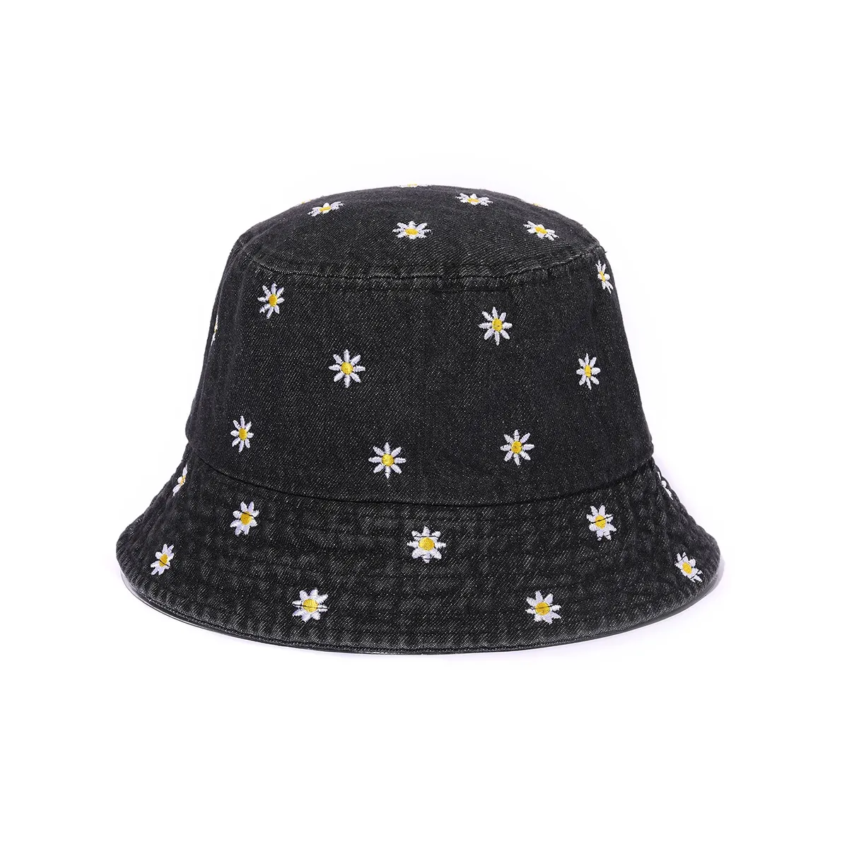 Clect Деним Шляпы ведра Женские