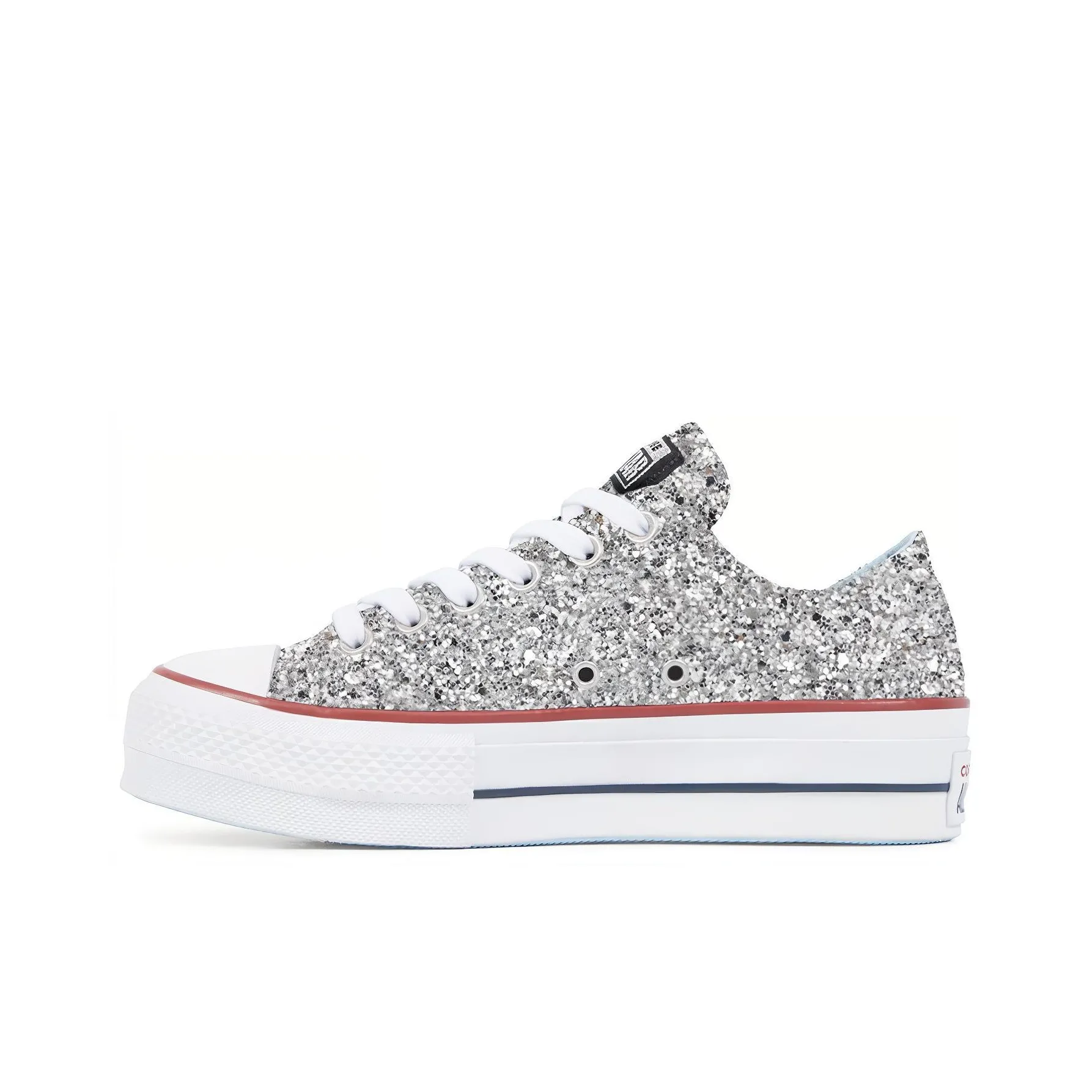 Converse Chiara Ferragni X Chuck Taylor All Star Lift Ox 'Silver Red' Women's